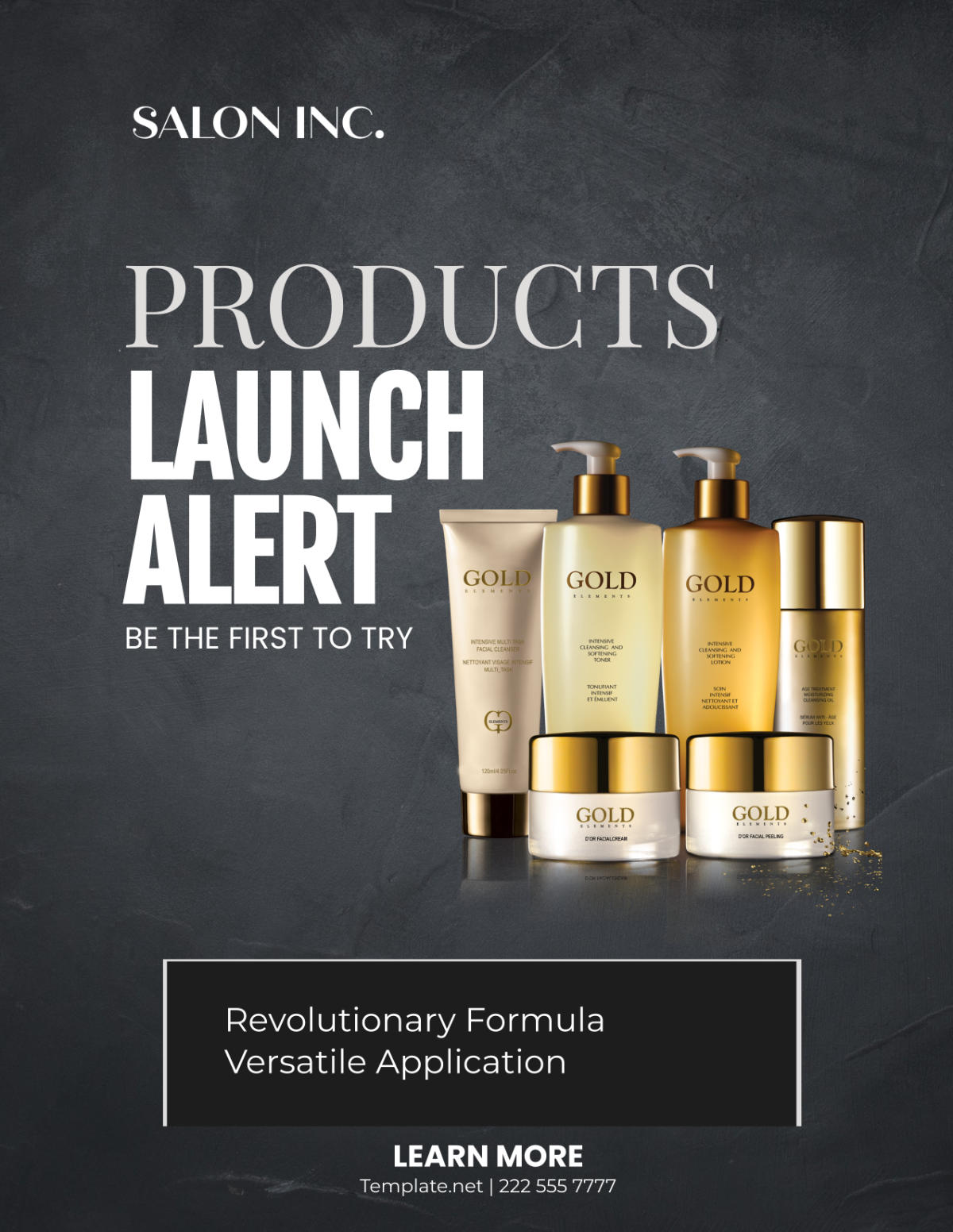 Salon Product Launch Flyer Template