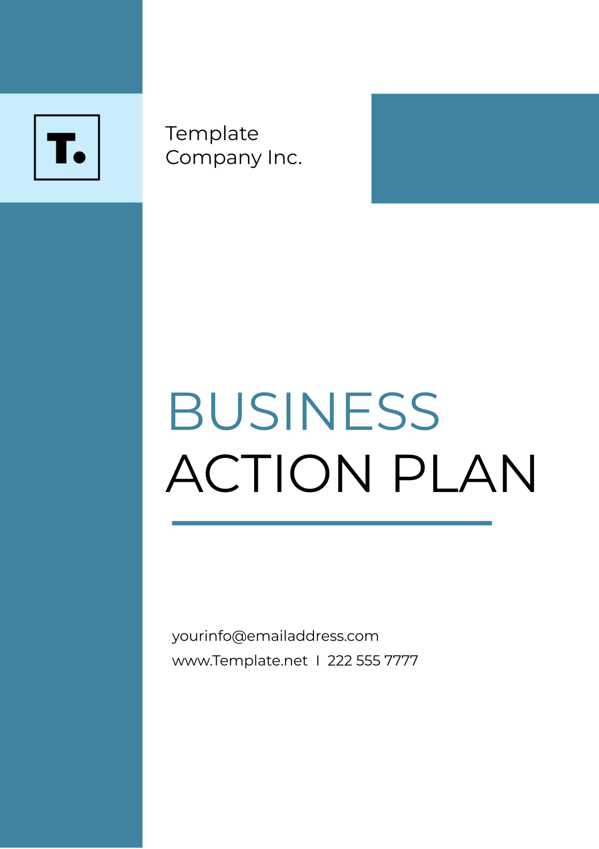 Free Business Action Plan Template