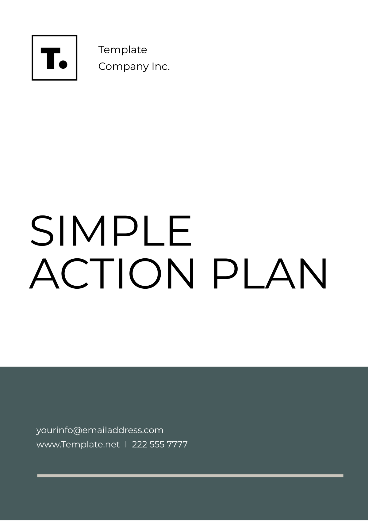 Simple Action Plan Template - Edit Online & Download