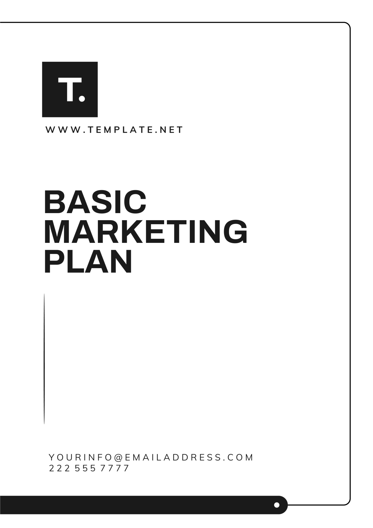 Basic Marketing Plan Template - Edit Online & Download