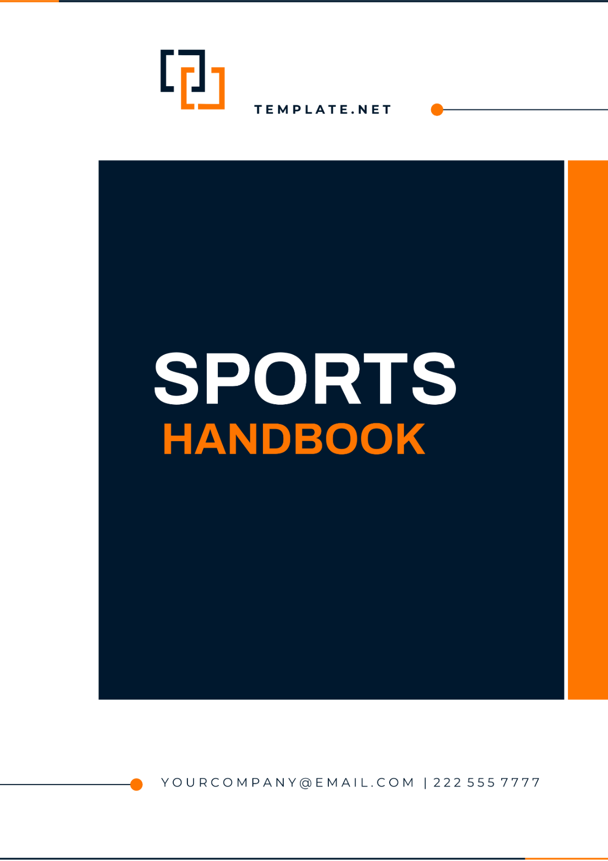 Sports Handbook Template - Edit Online & Download