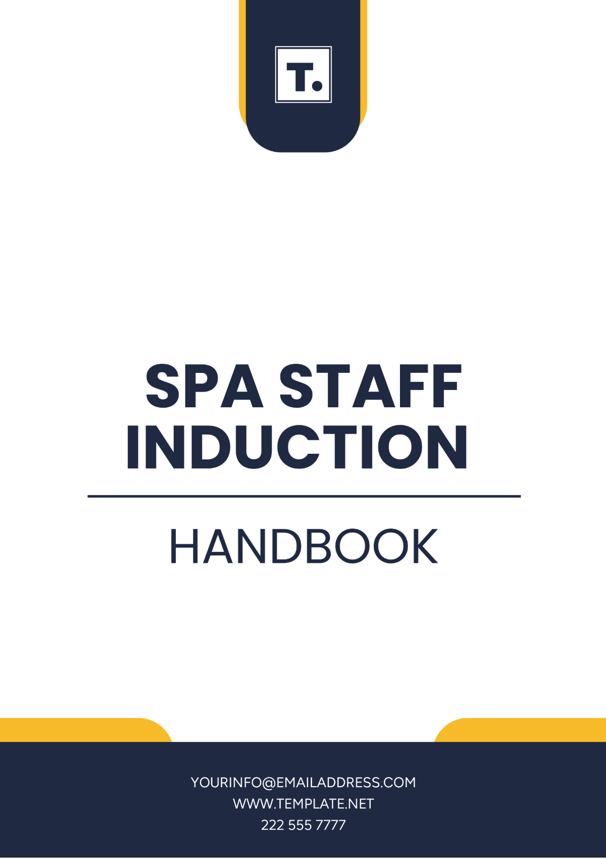 Spa Staff Induction Handbook Template - Edit Online & Download