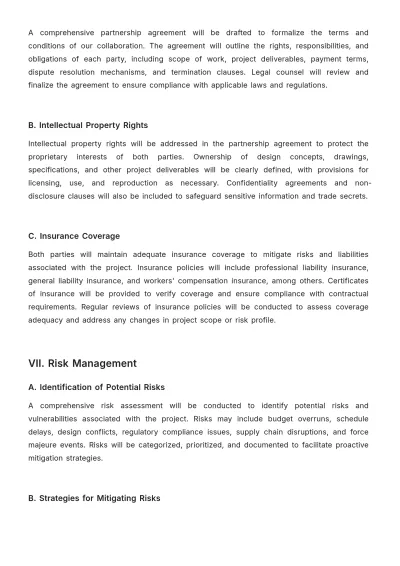 Free Interior Design Partnership Proposal Template to Edit Online
