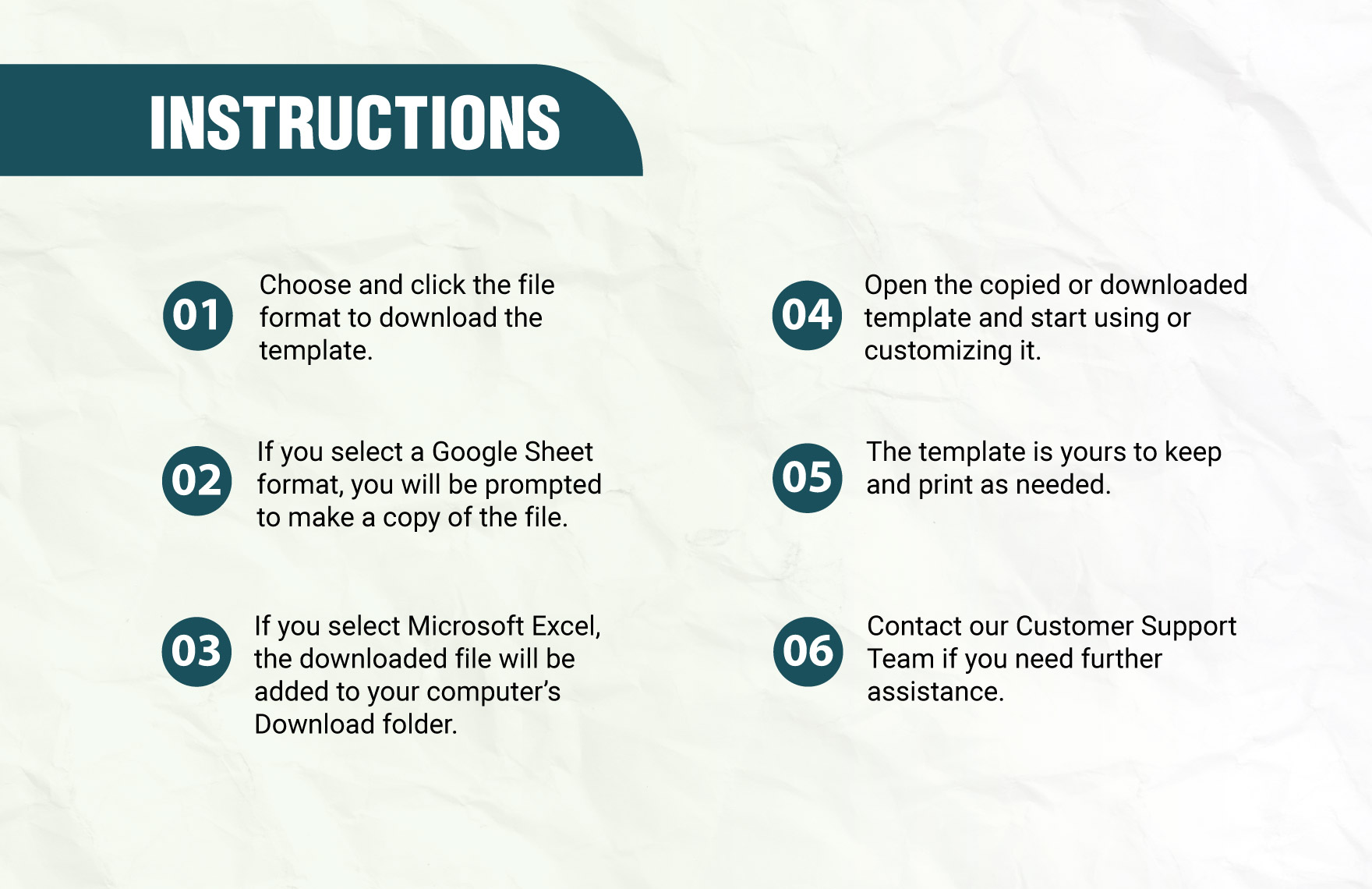 Vendor Sign in Sheet Template