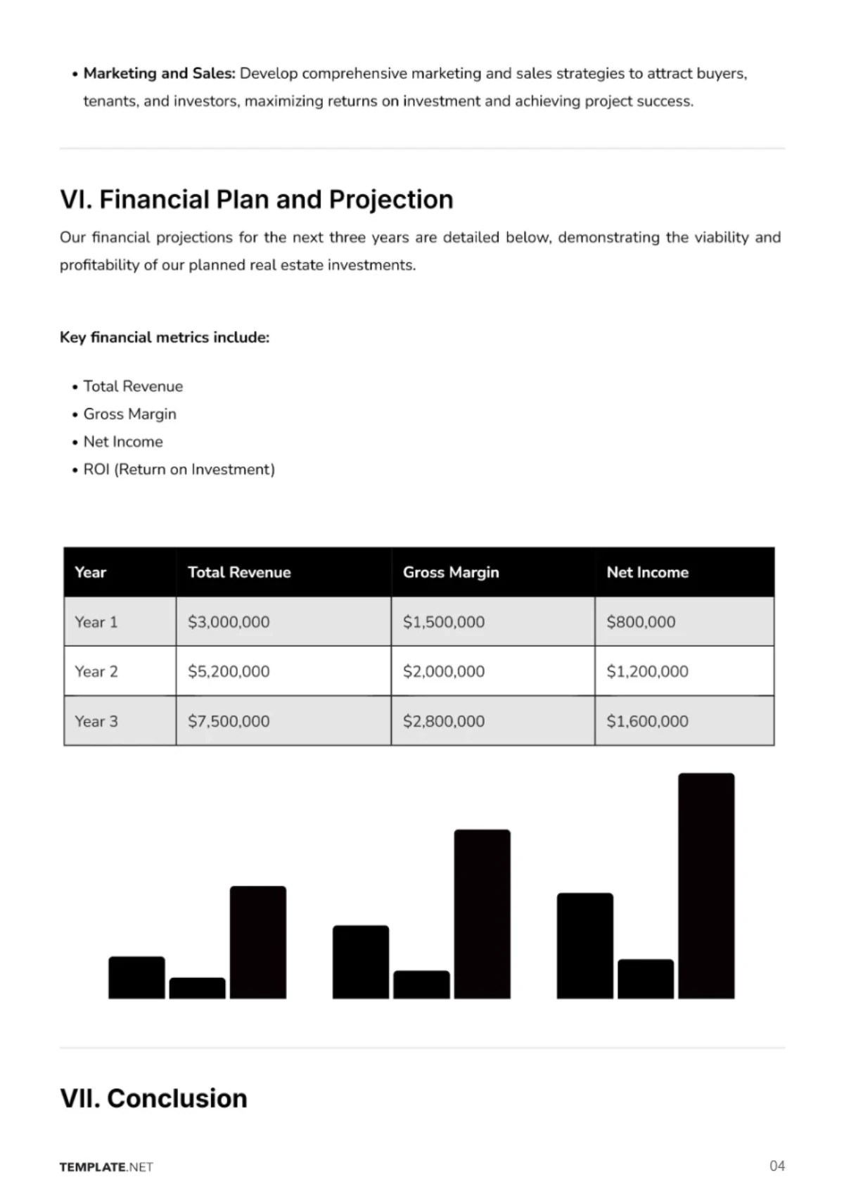 Free Real Estate Business Plan Template to Edit Online