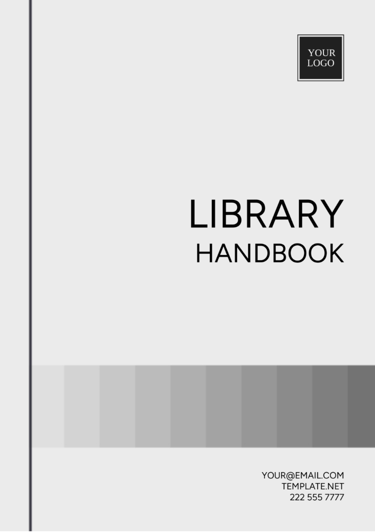 Library Handbook Template - Edit Online & Download