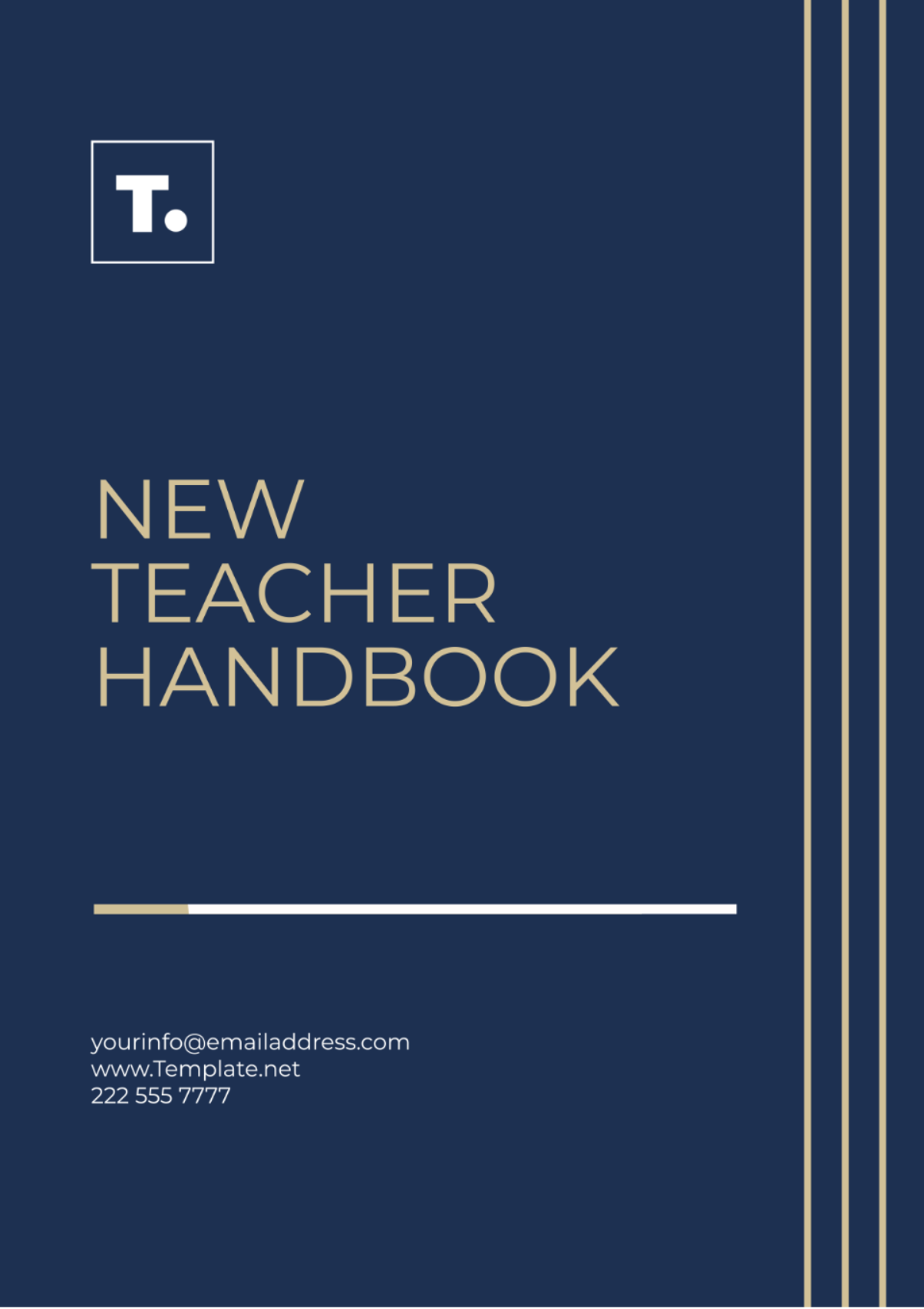 New Teacher Handbook Template - Edit Online & Download