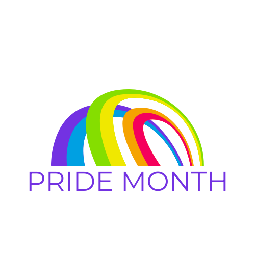 Happy Pride Month Logo Template