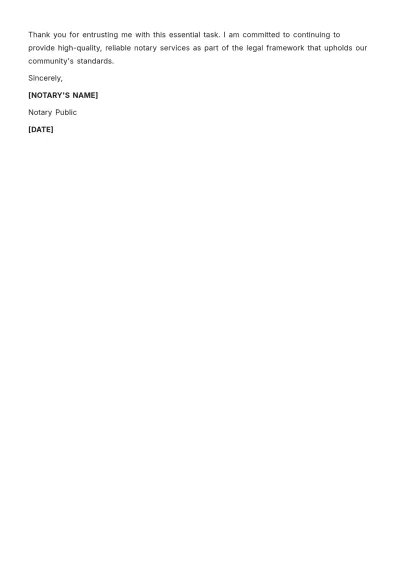 Free Notary Acknowledgment Template to Edit Online