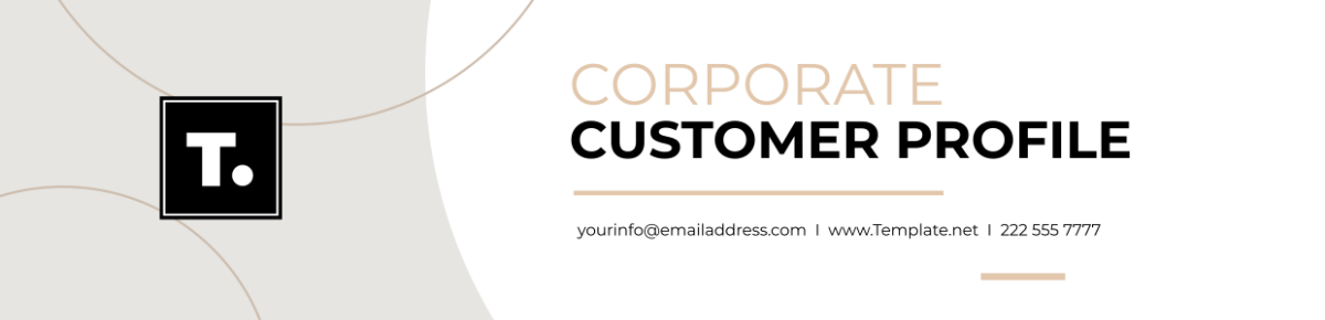 Customer Profile Corporate Header Template - Edit Online & Download