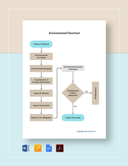 Environmental Flowchart Template in PDF - FREE Download | Template.net