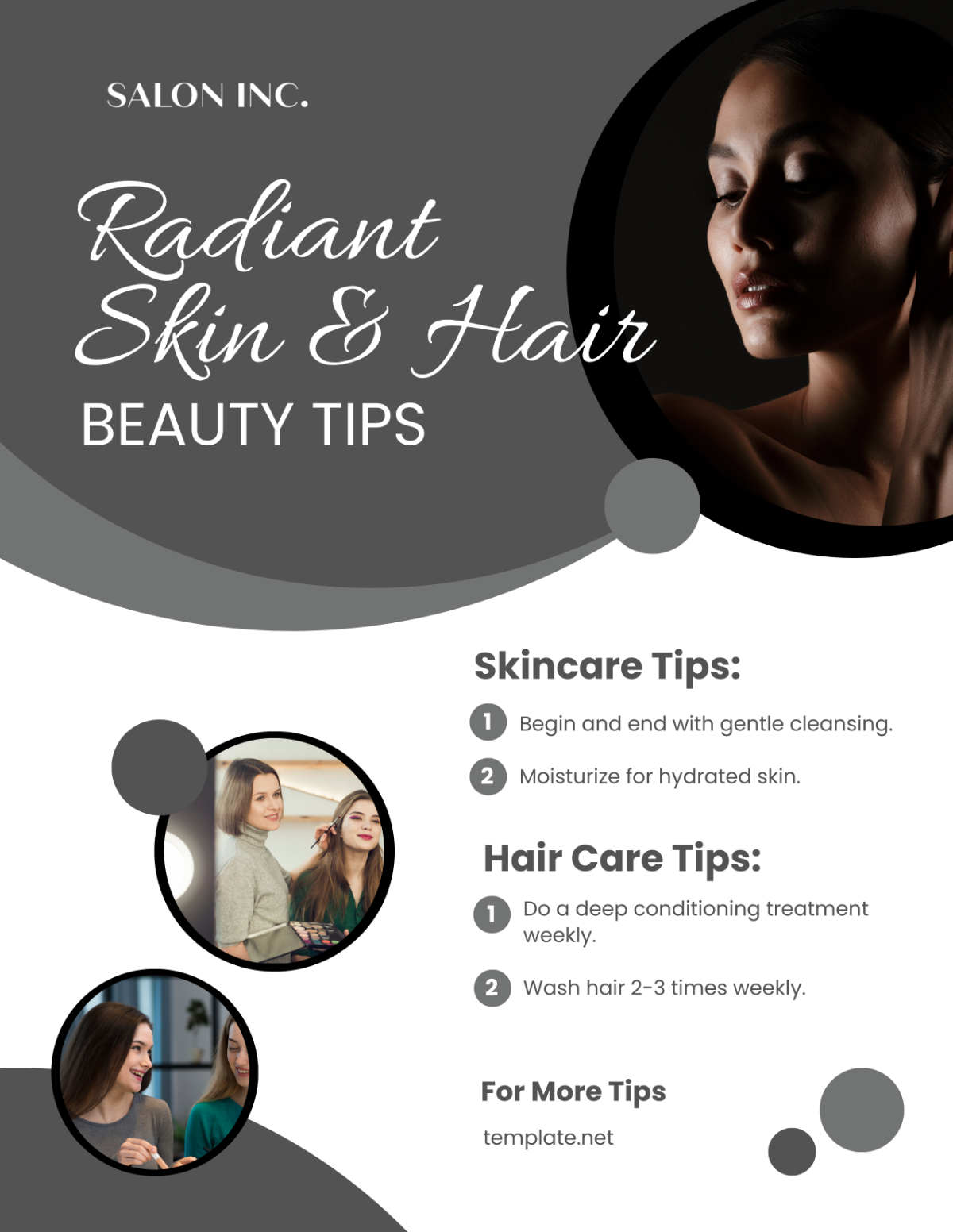 Salon Beauty Tips Flyer
