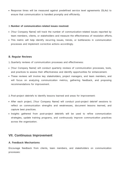 Free Interior Design Communication Plan Template to Edit Online