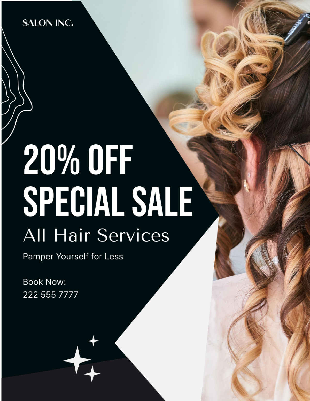 Salon Sale Flyer Template