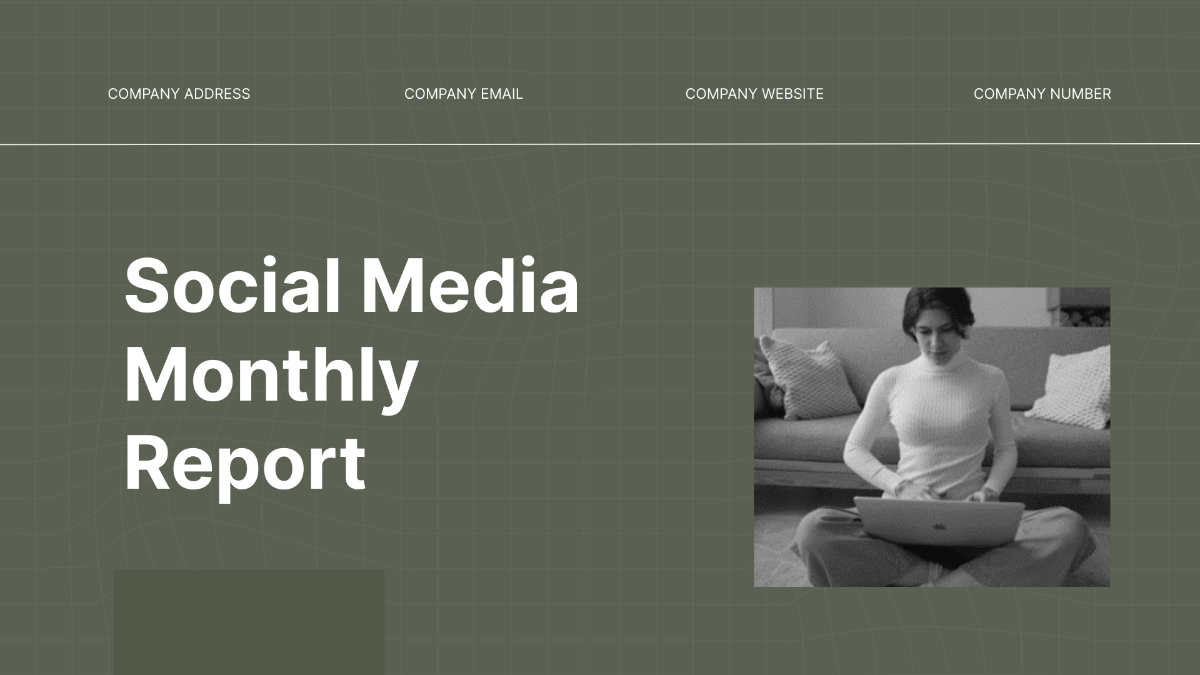 Free Social Media Monthly Report