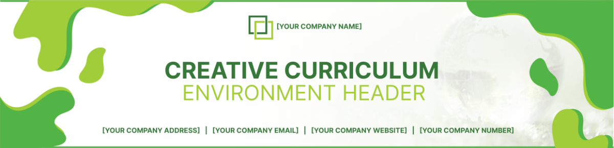 Creative Curriculum Environment Header