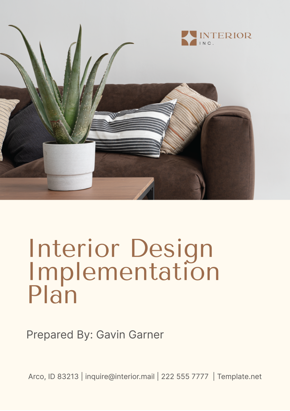 Interior Design Implementation Plan Template - Edit Online & Download