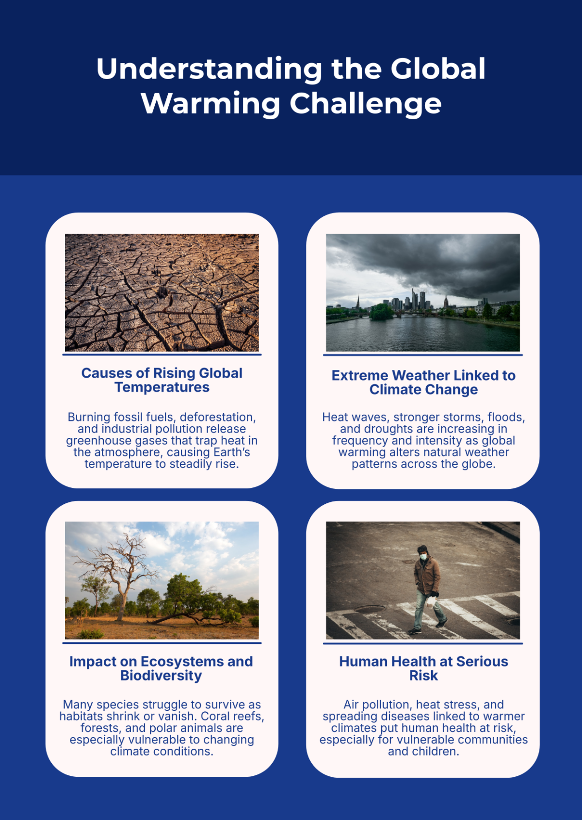 Free Global Warming Infographic Template to Edit Online