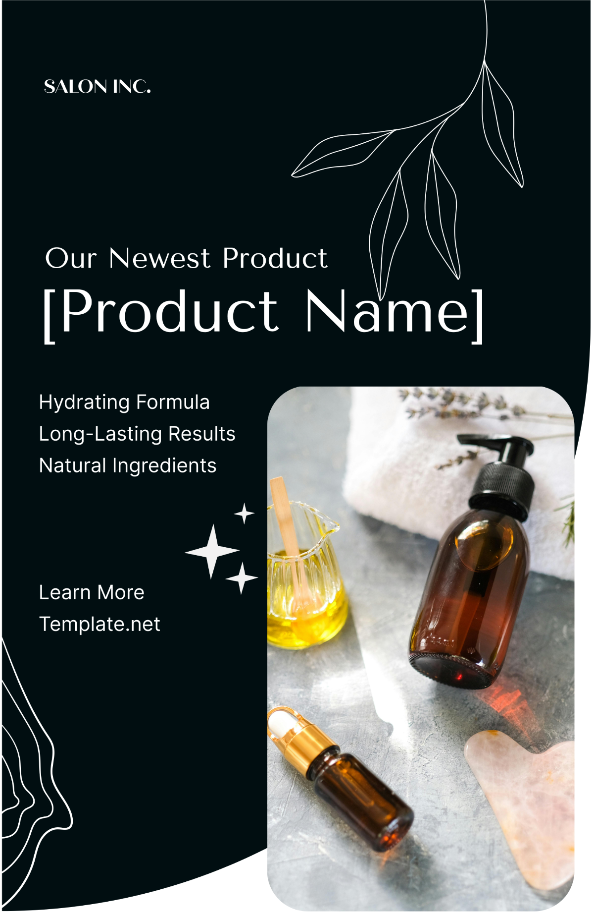 Salon Product Poster Template