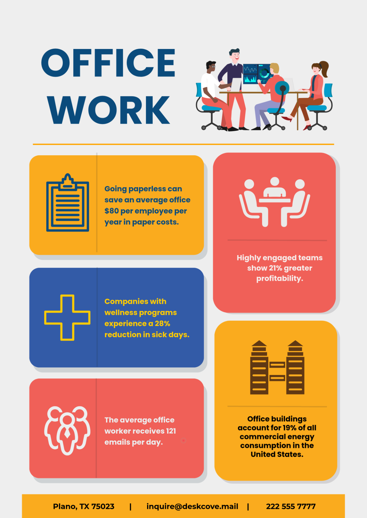 Free Office Infographic Template