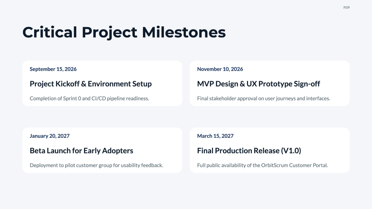 Free Scrum Project Plan Template to Edit Online