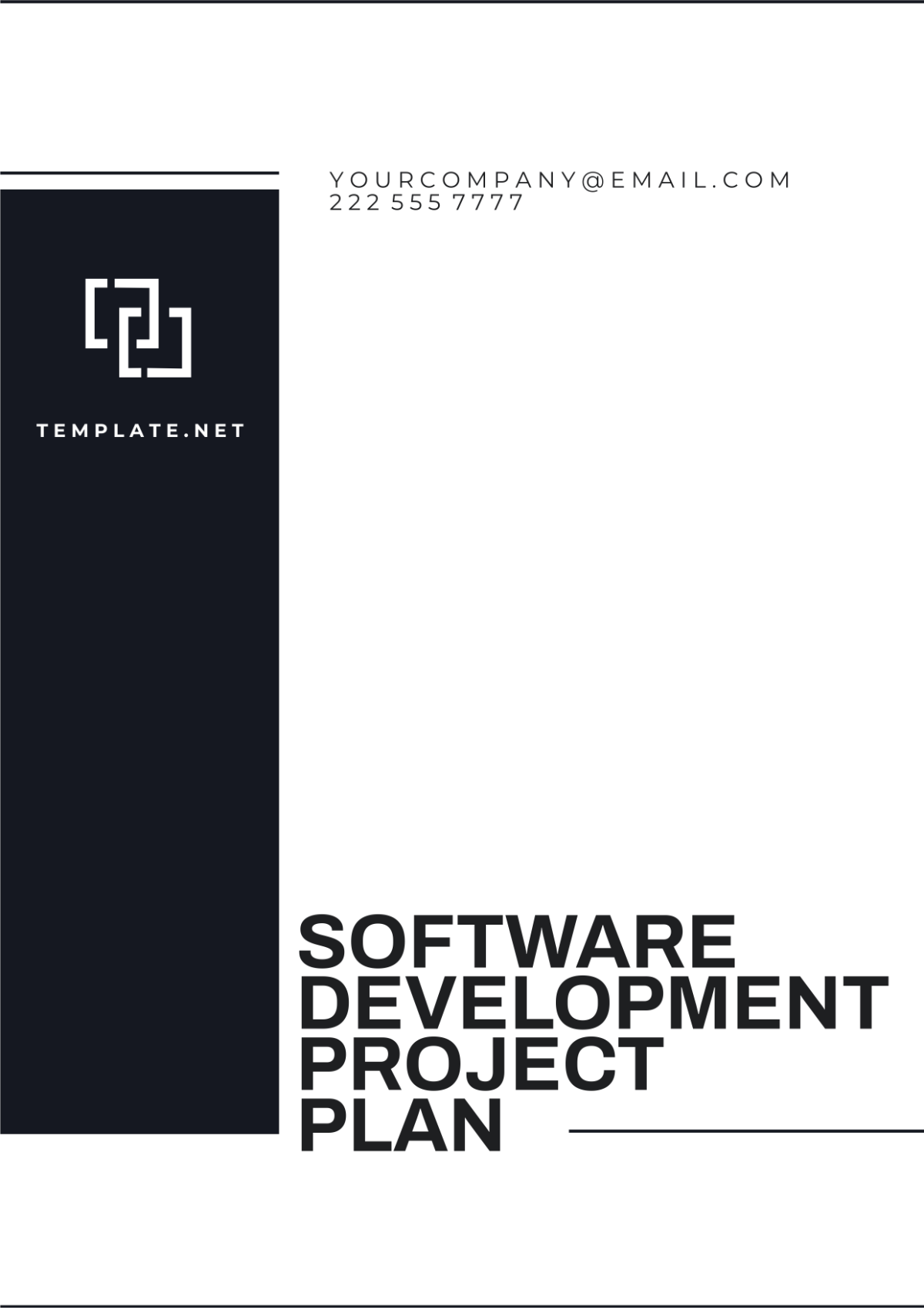 Software Development Project Plan Template