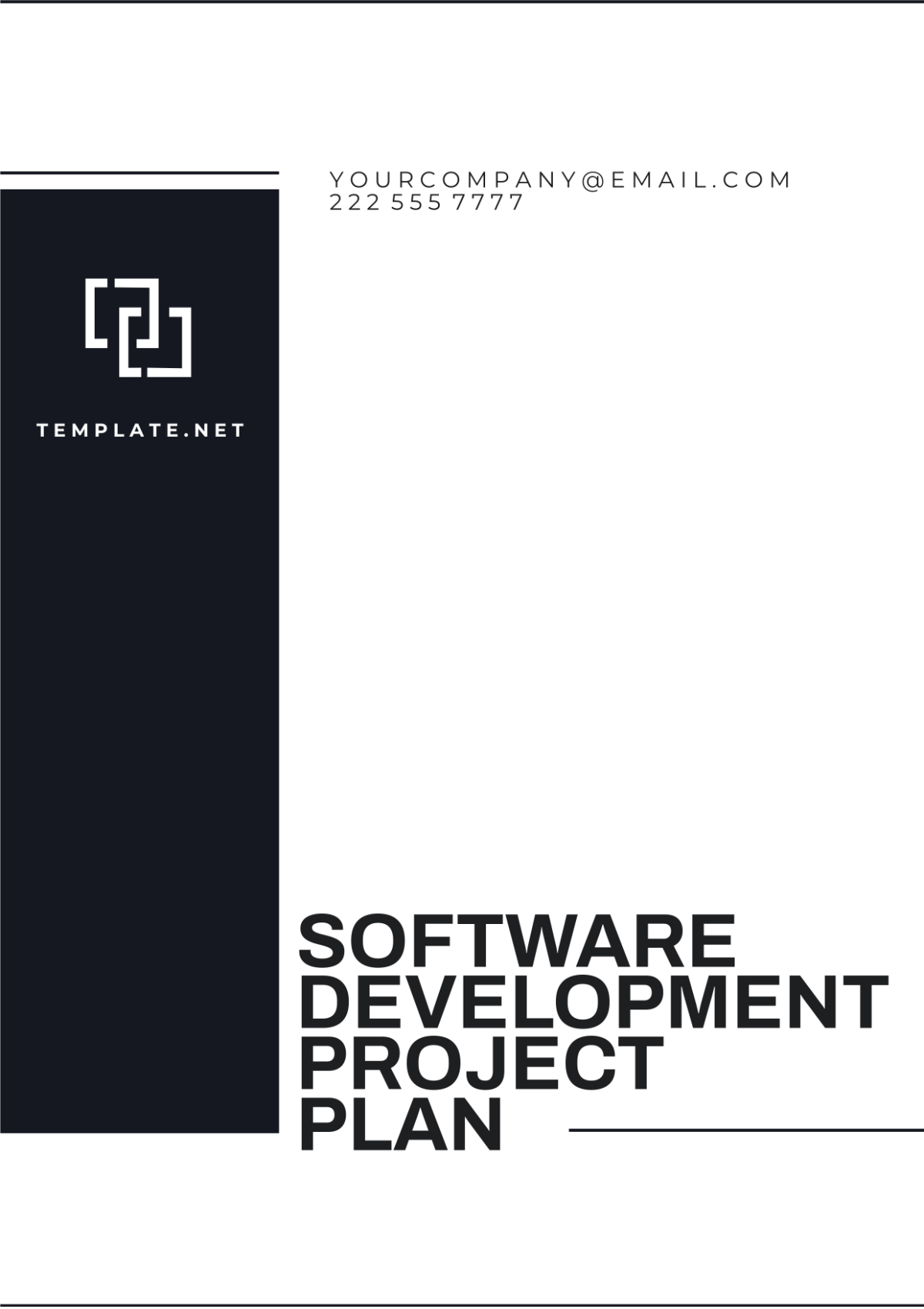 Software Development Project Plan Template - Edit Online & Download ...