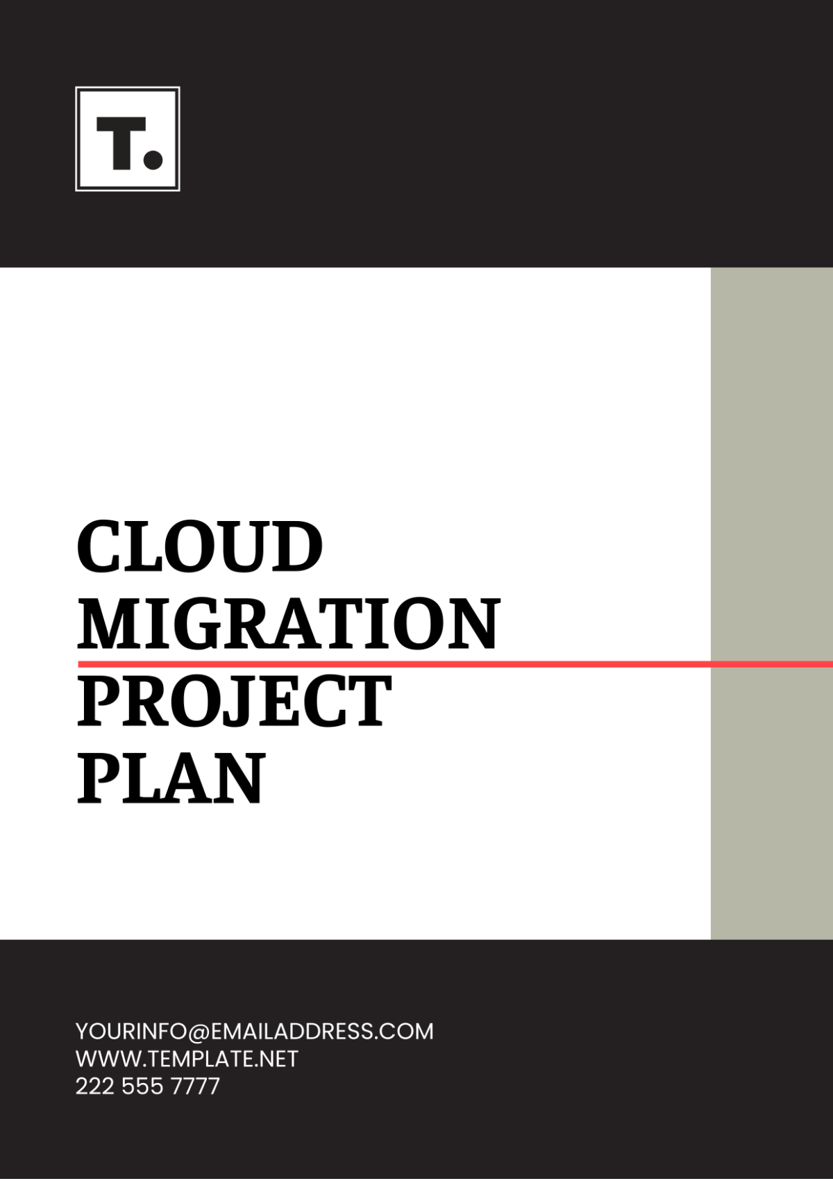 Cloud Migration Project Plan Template