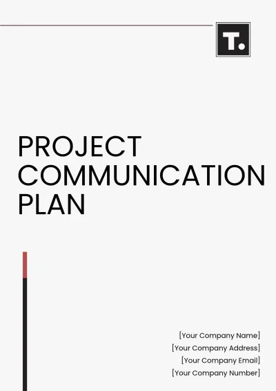 Free Project Communication Plan Template to Edit Online