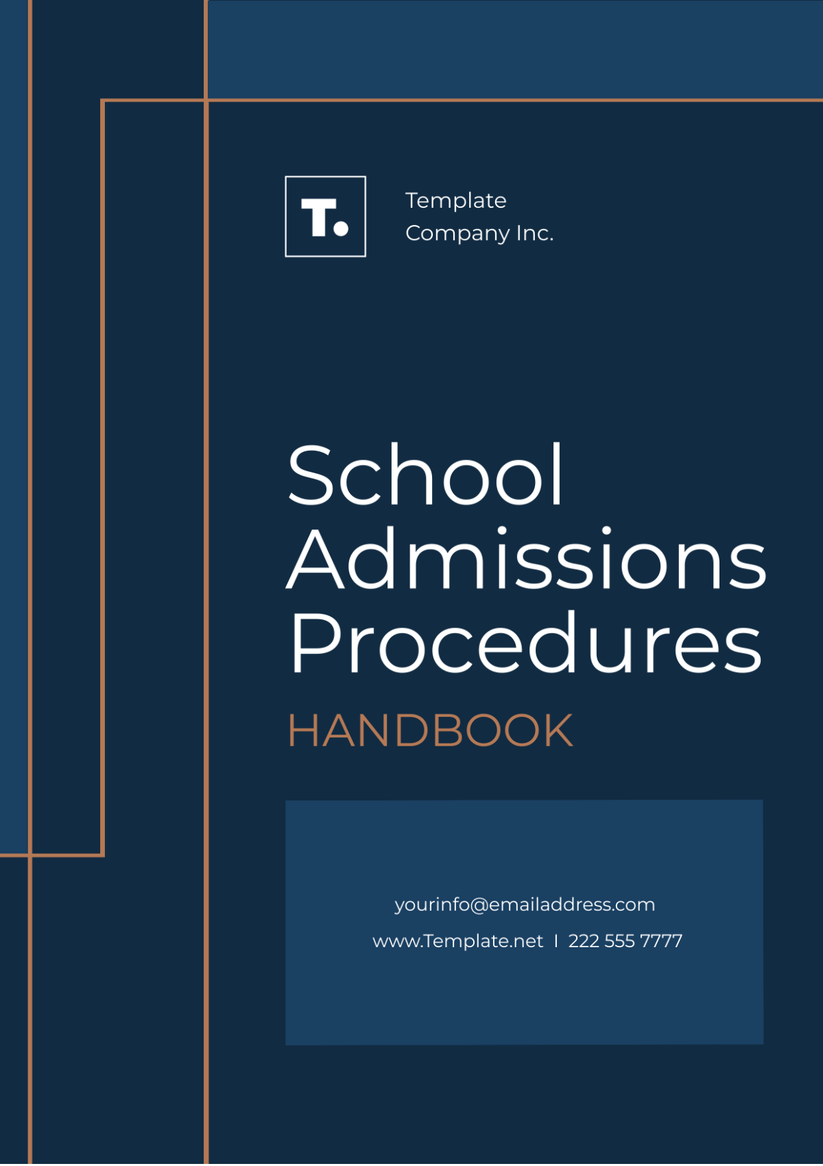 Free School Admissions Procedures Handbook Template