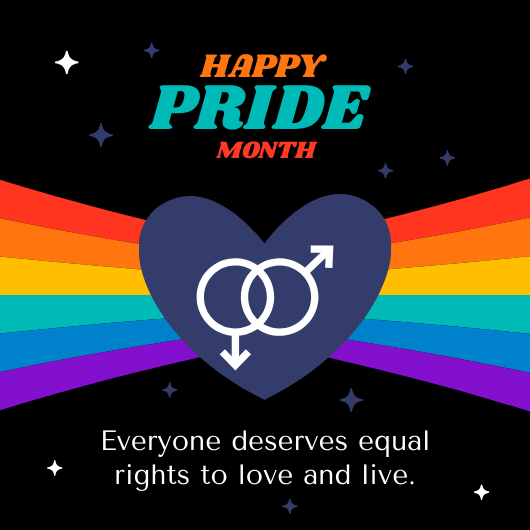 Pride Month Linkedin Banner Template