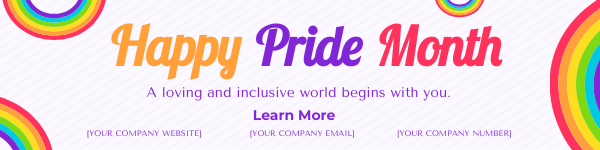 Pride Month Email Banner