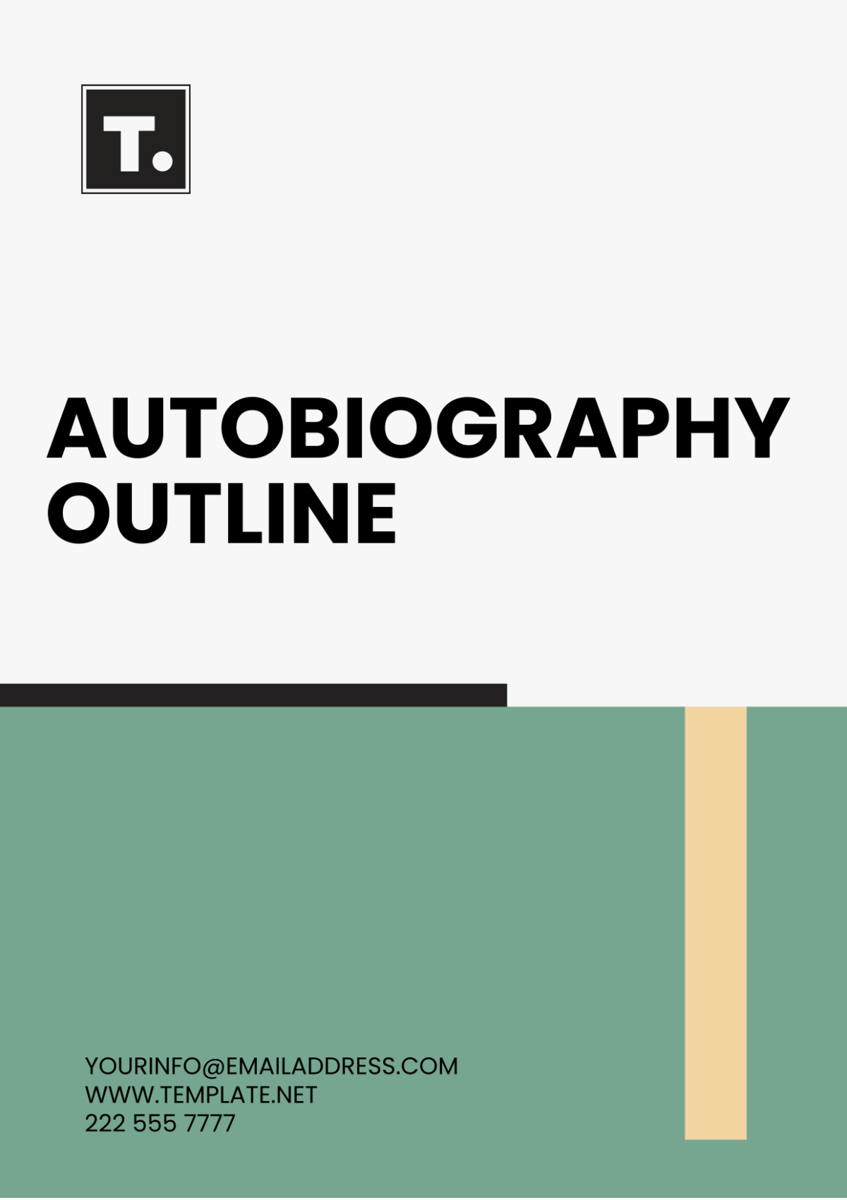 Free Autobiography Outline Template