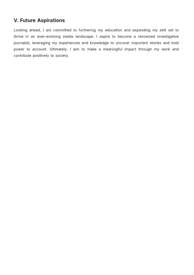 Free 5 Paragraph Autobiography Template to Edit Online