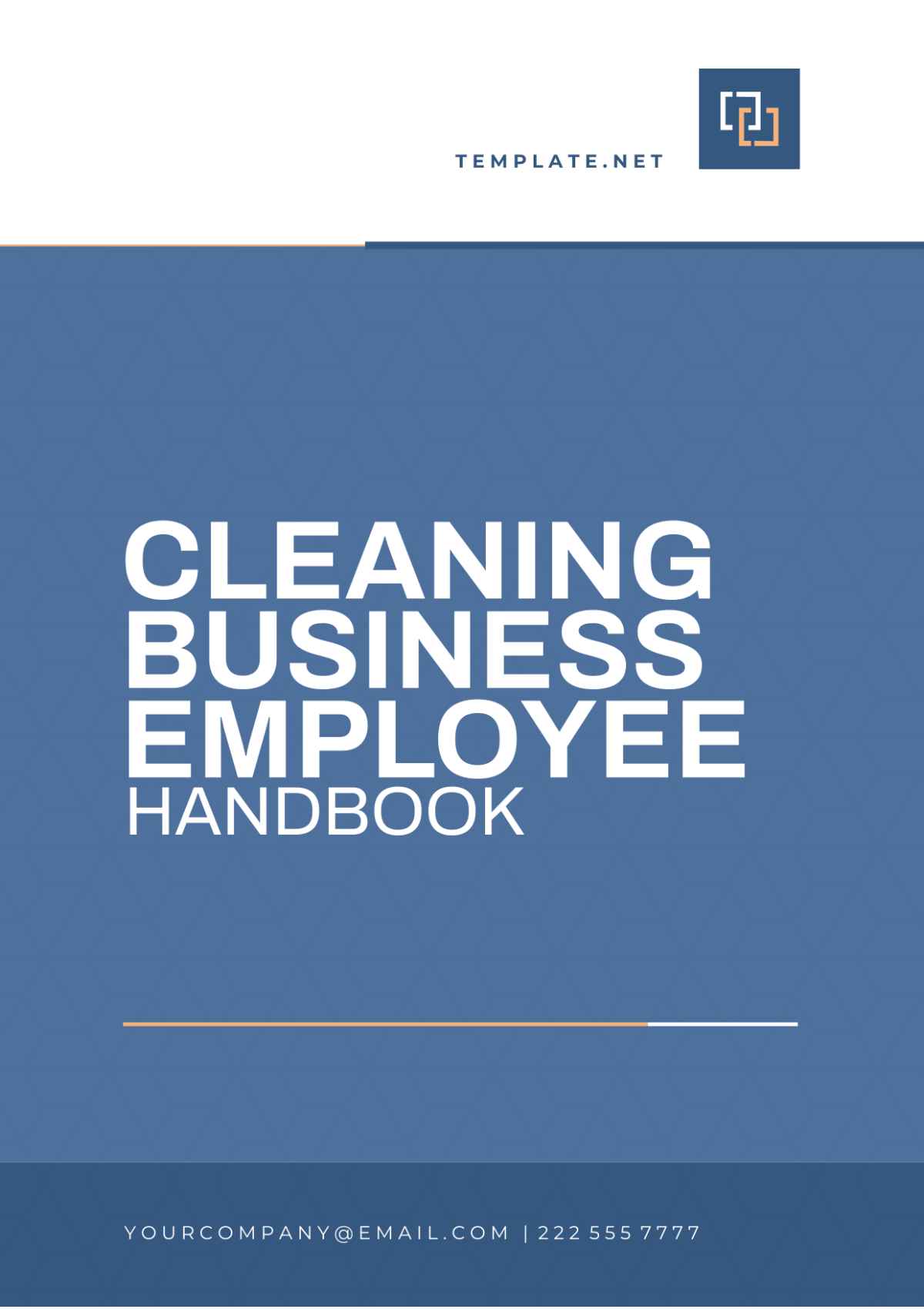 Free Cleaning Business Employee Handbook Template