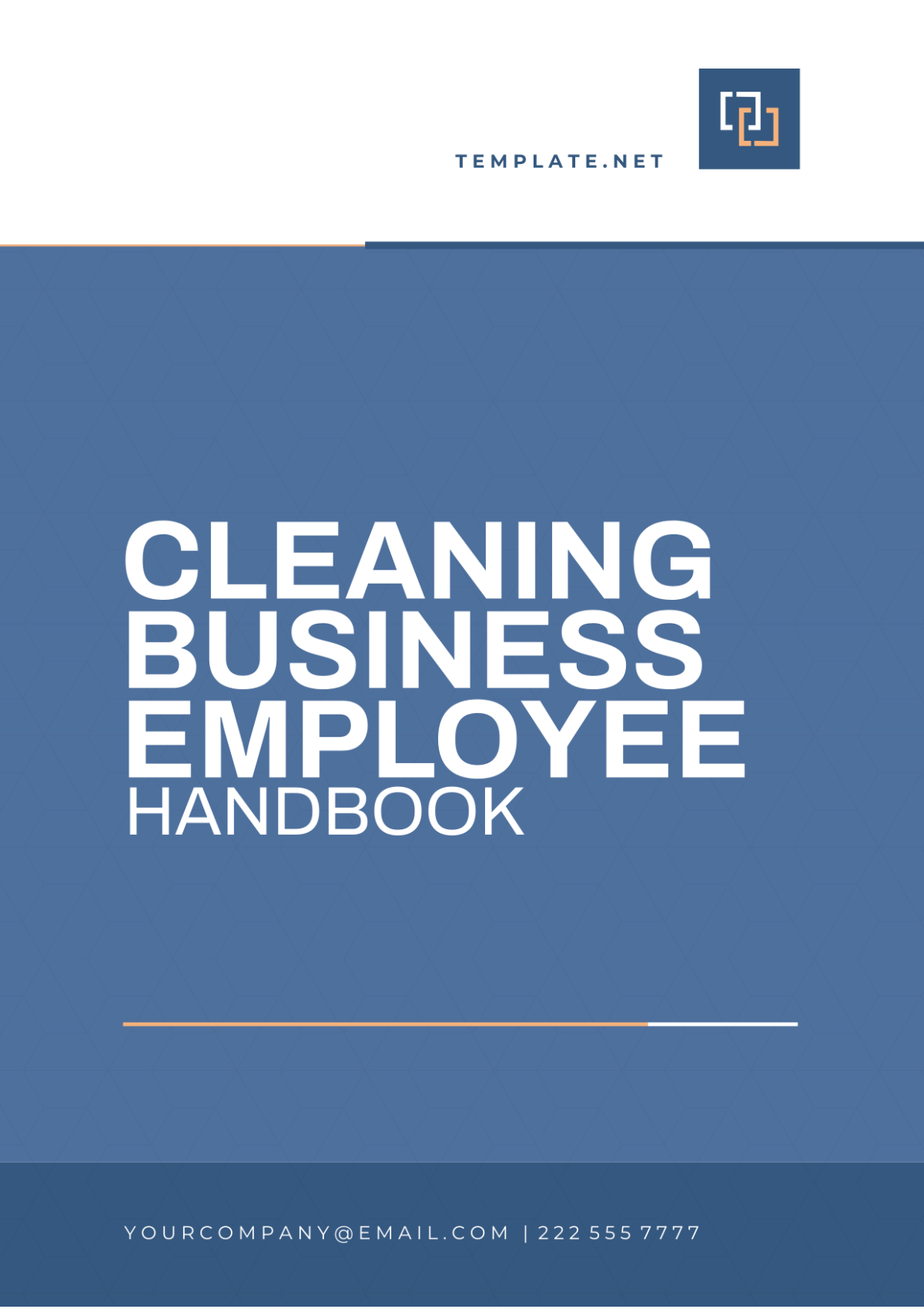 Cleaning Business Employee Handbook Template - Edit Online & Download