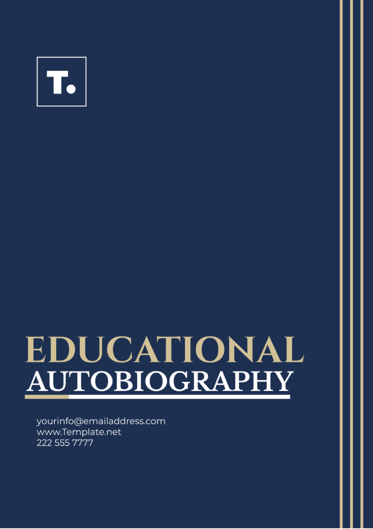 Free Educational Autobiography Template