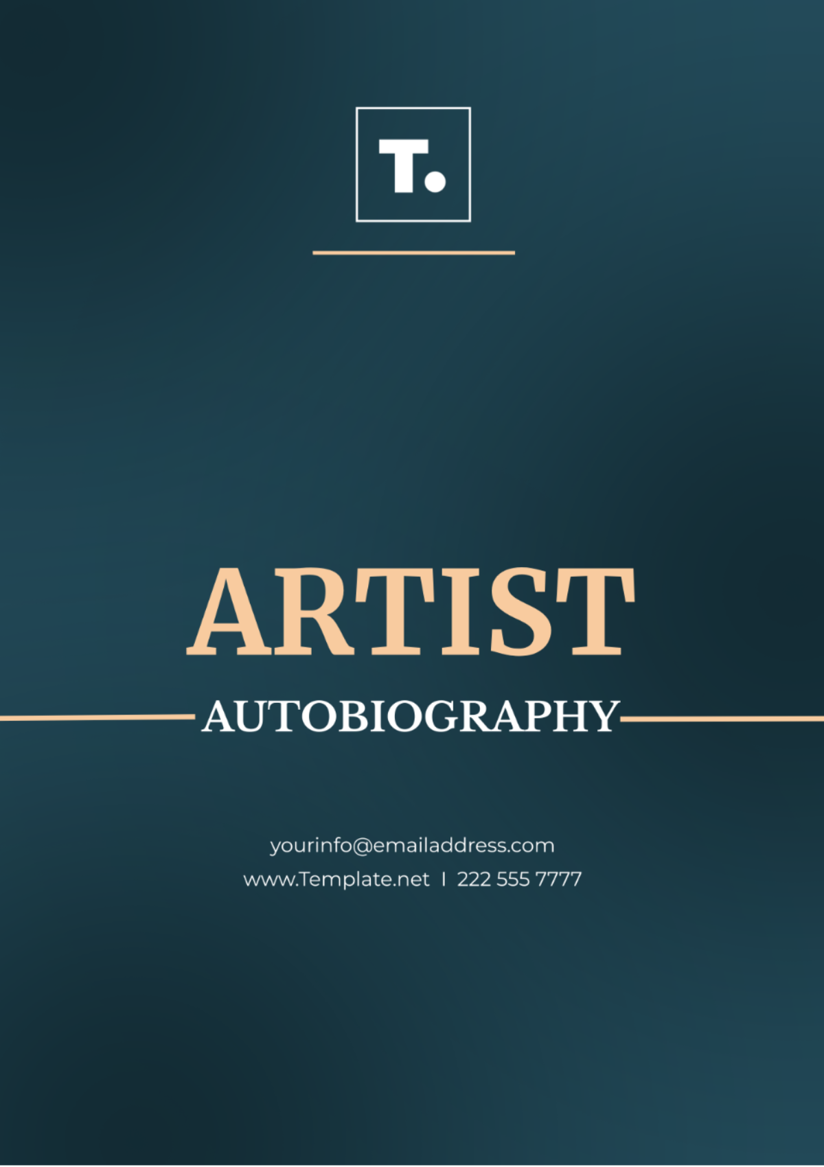 Free Artist Autobiography Template