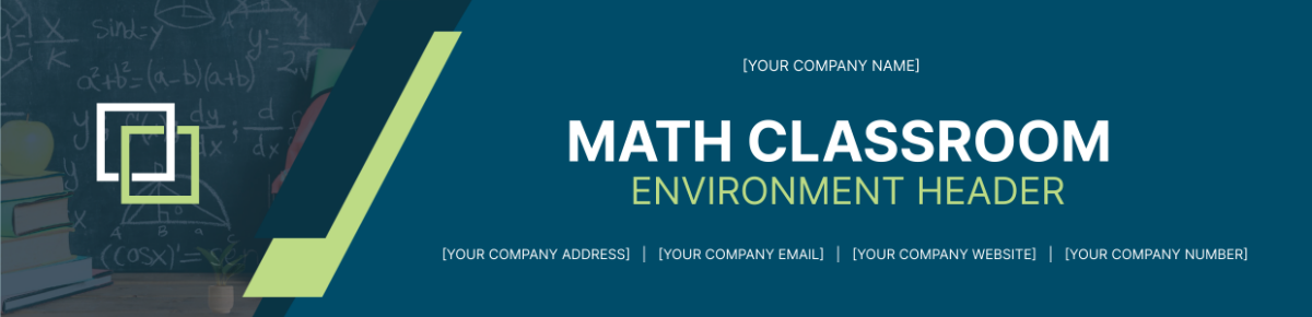 Math Classroom Environment Header