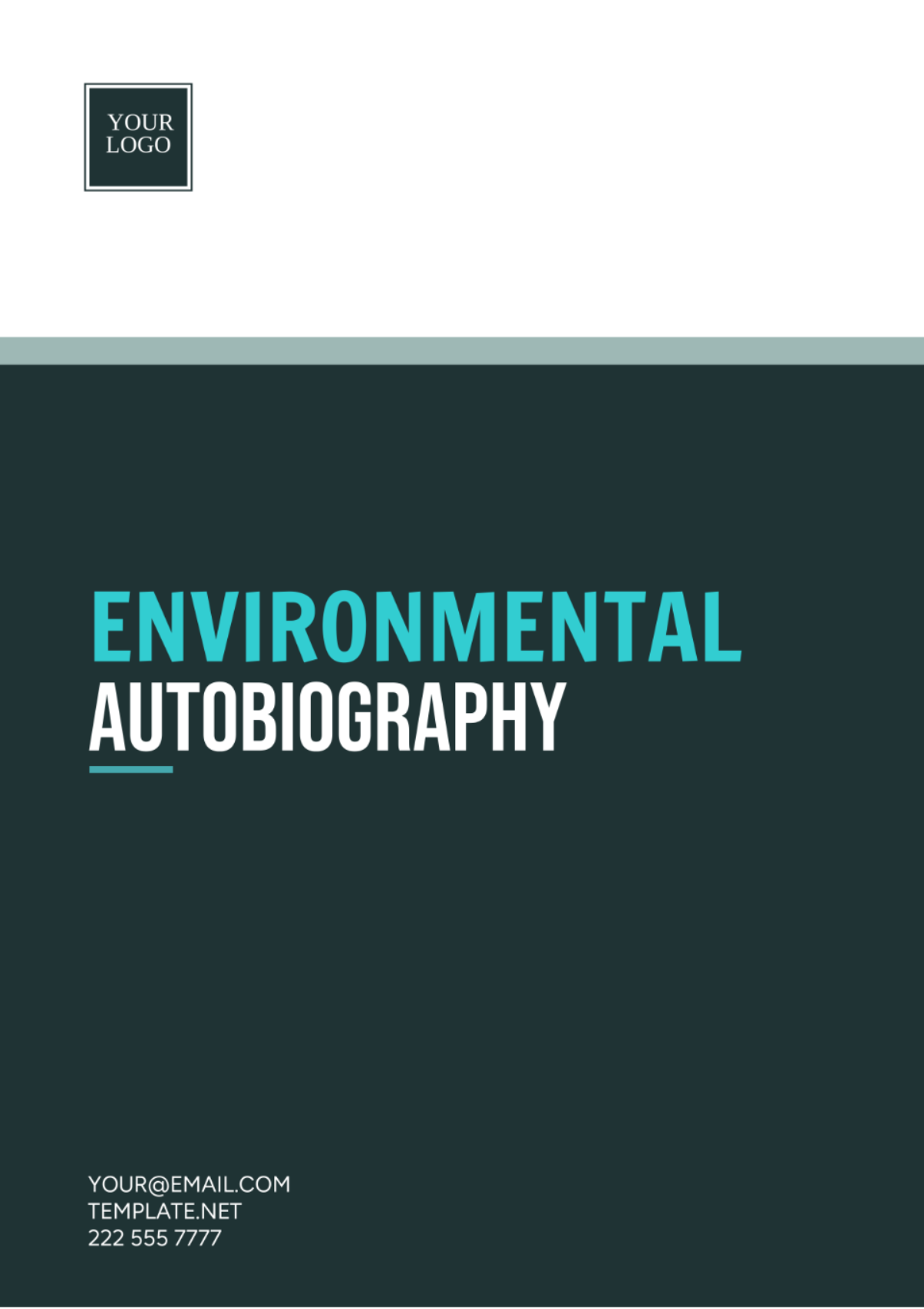 Free Environmental Autobiography Template