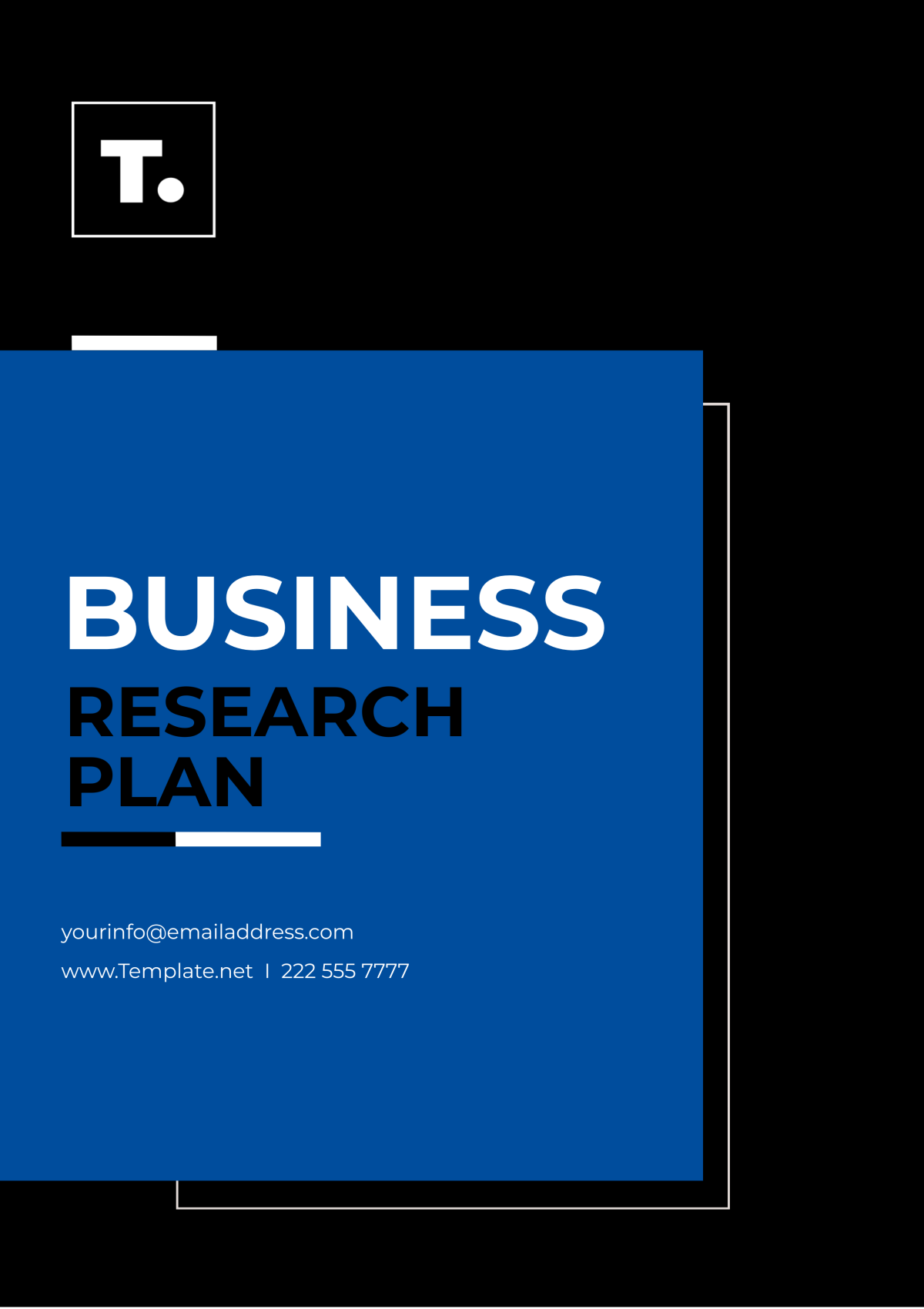 Business Research Plan Template