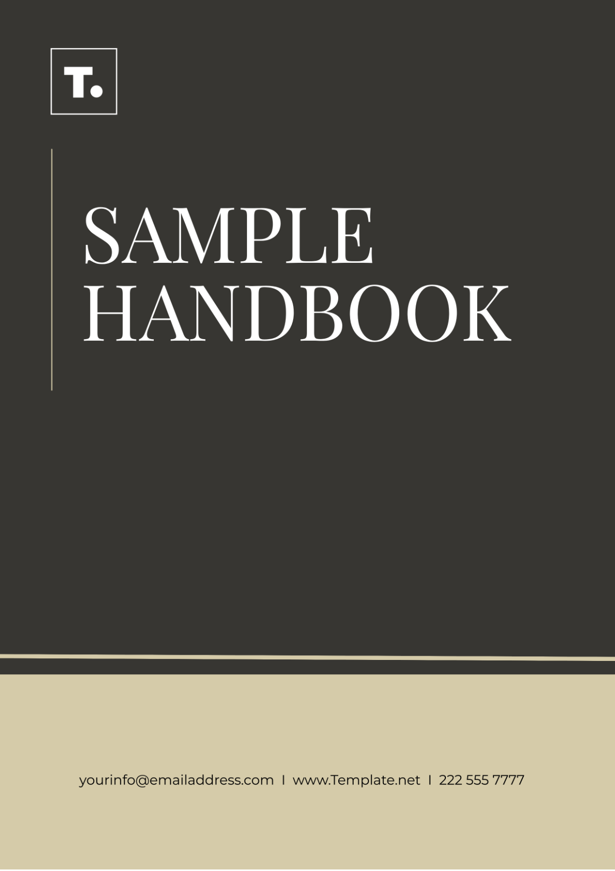 Free Sample Handbook Template