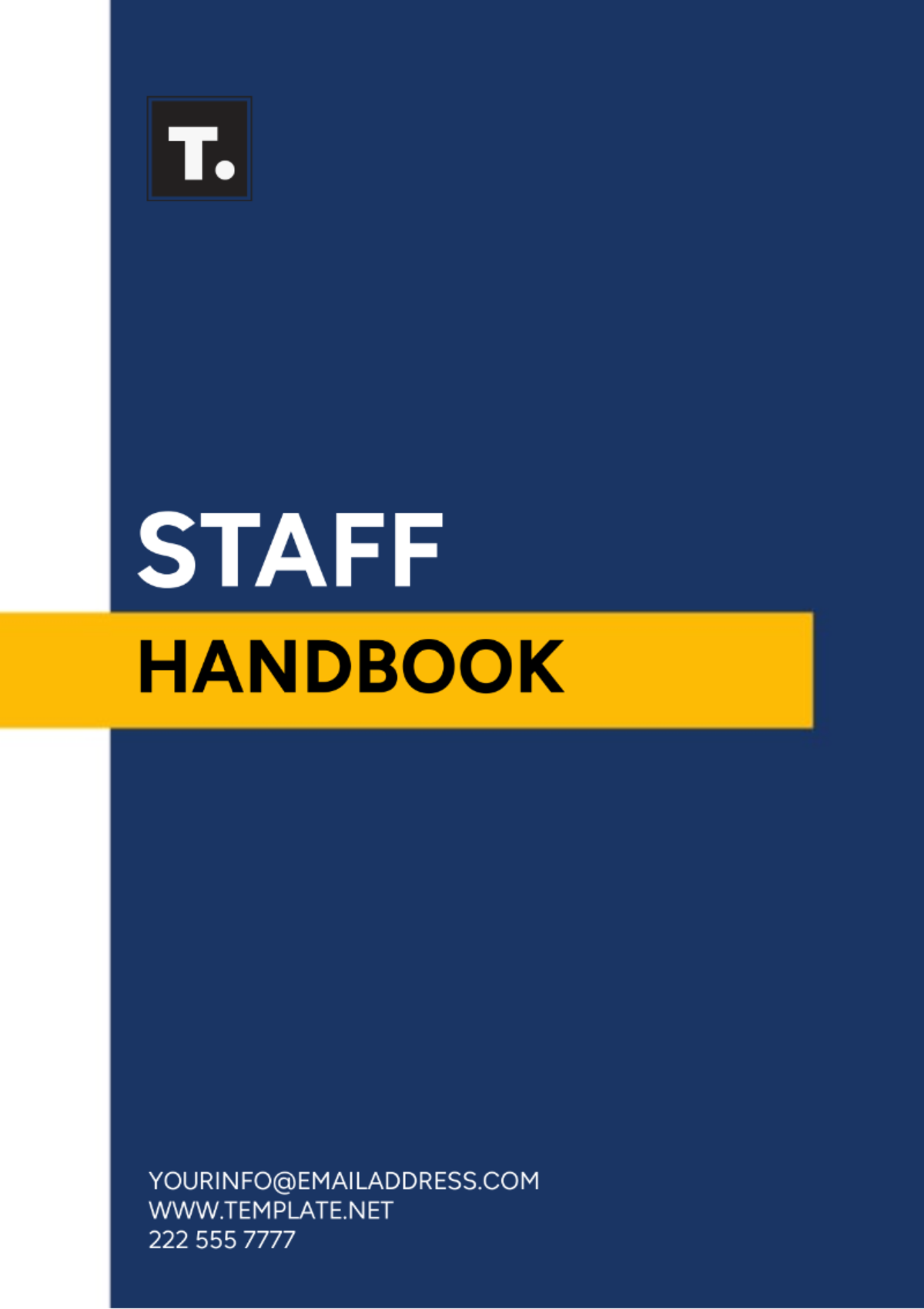 Free Staff Handbook Template