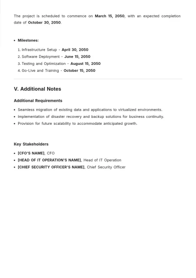 Free Virtualization Services Customer Profile Template to Edit Online