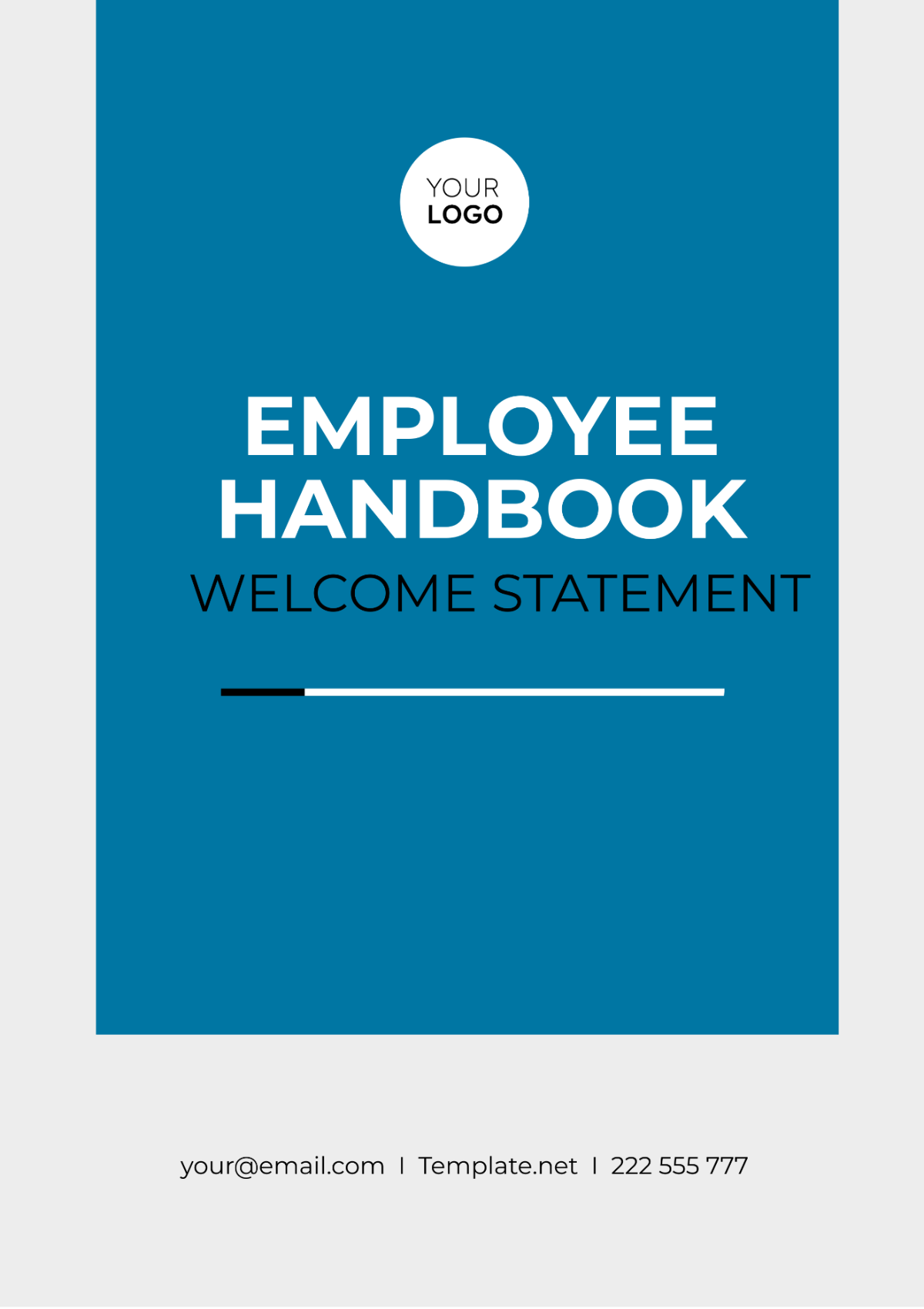 Free Employee Handbook Welcome Statement Template