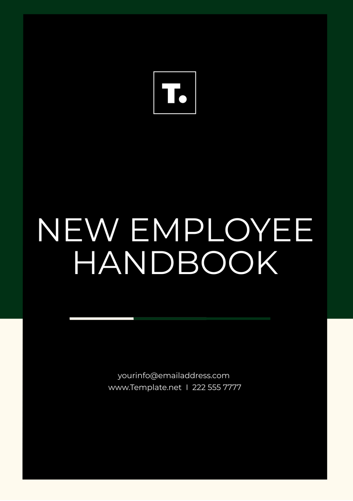 Free New Employee Handbook Template
