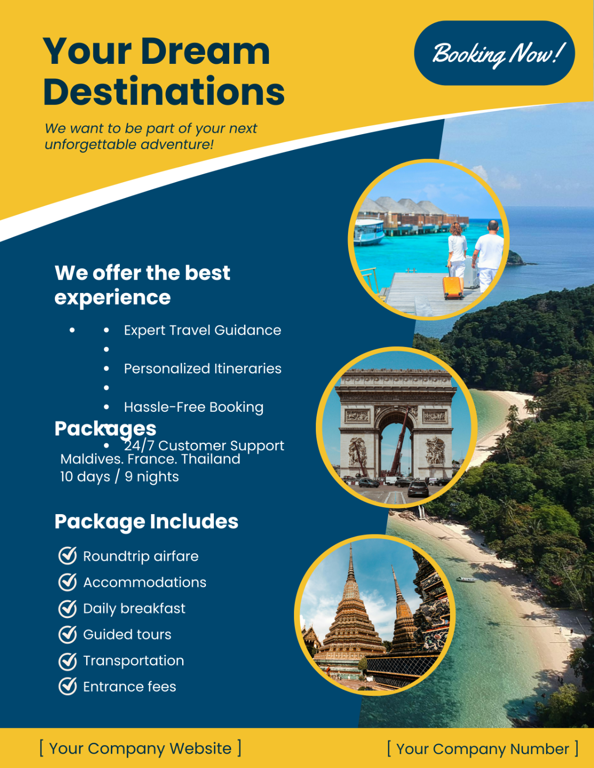 Free Travel Agent Flyer Template