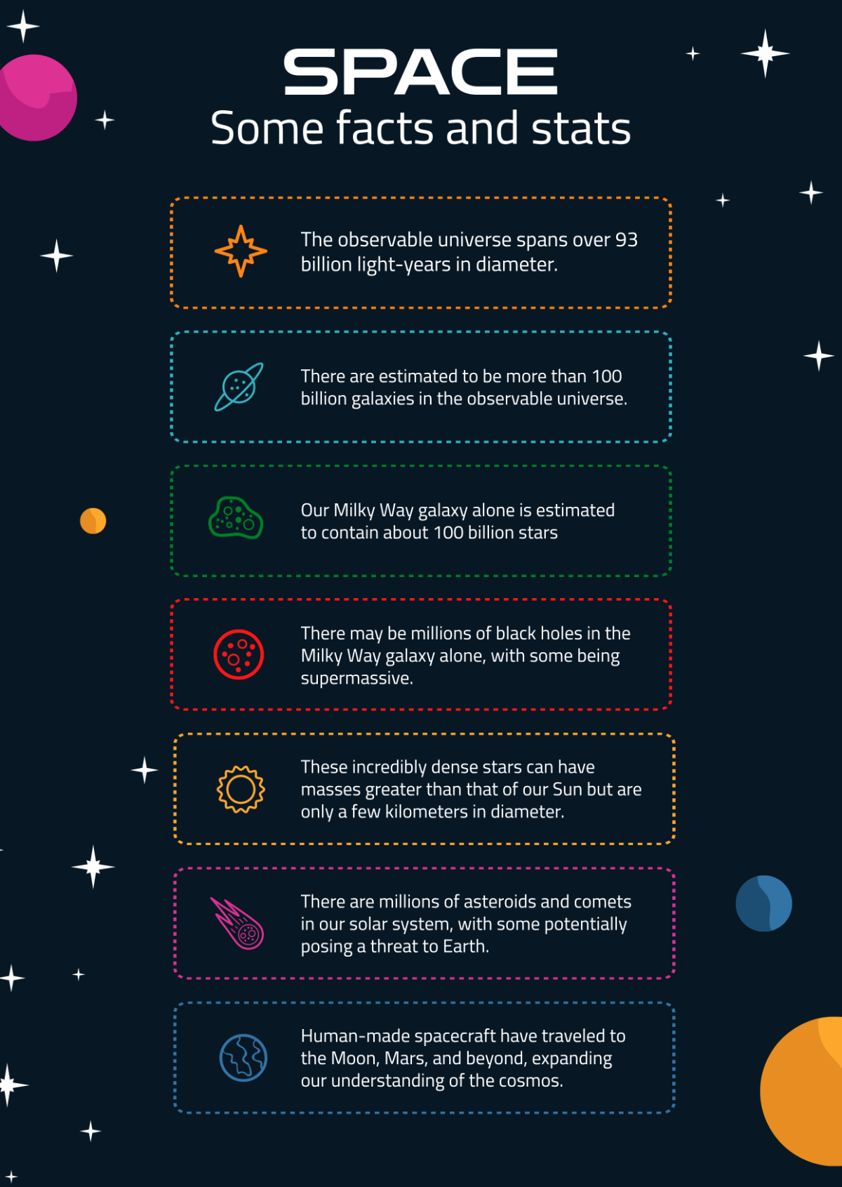 Free Space Infographic Template
