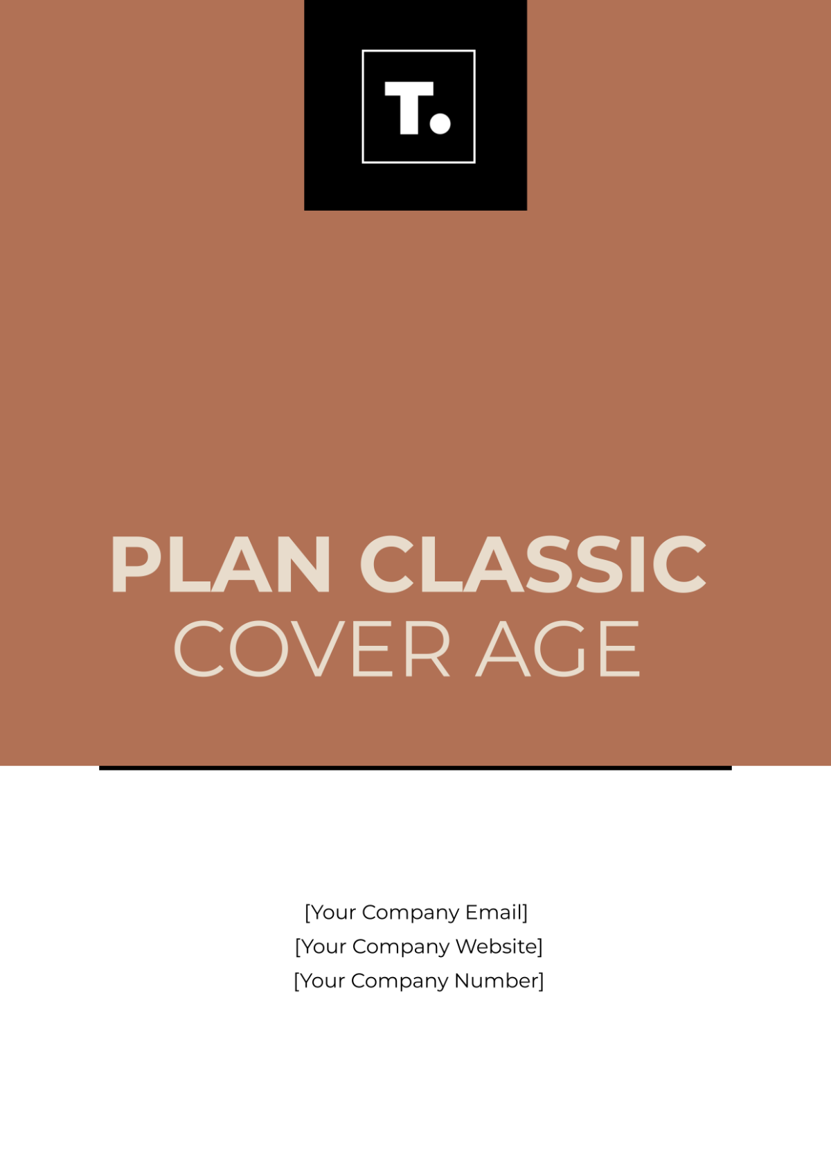 Plan Classic Cover Page