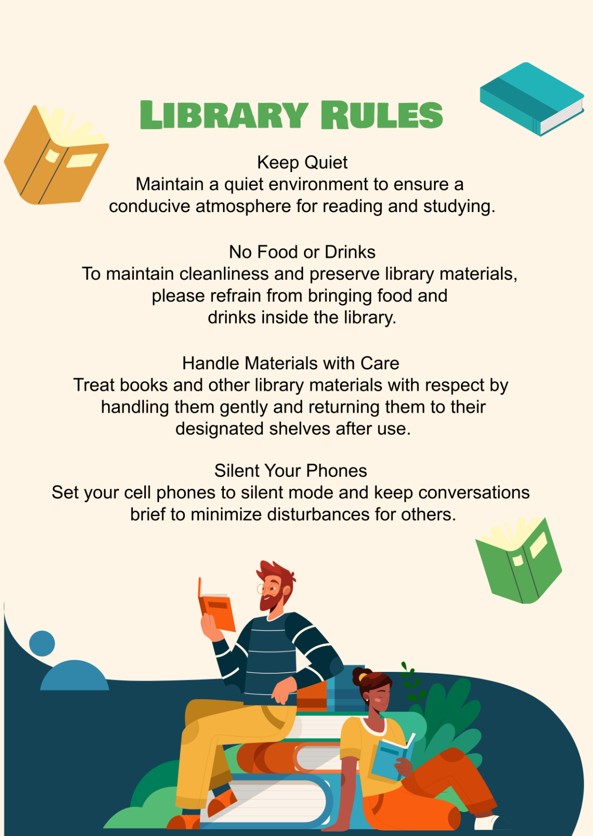 Free School Library Infographic 